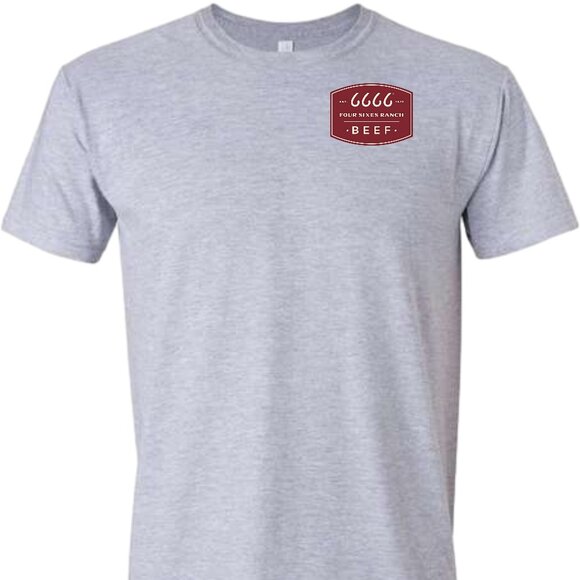 Four Sixes Ranch Livestock Beef Short Sleeve T-Shirt - Picture 13 of 16